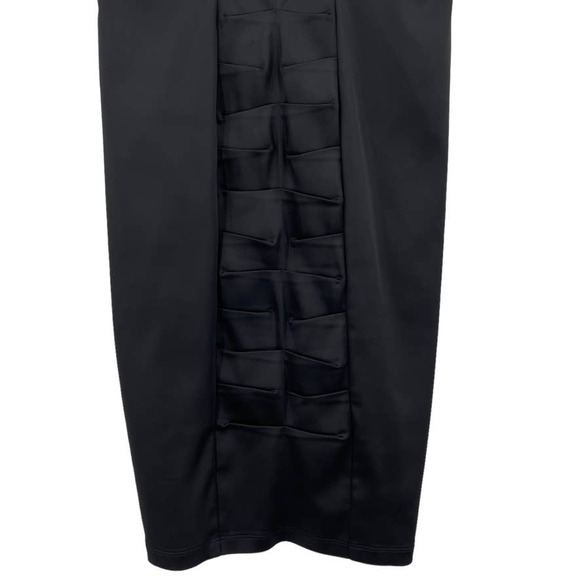 CALVIN KLEIN Black Cocktail Evening Dress Sleeveless Sheath - Size 6 - Picture 4 of 14